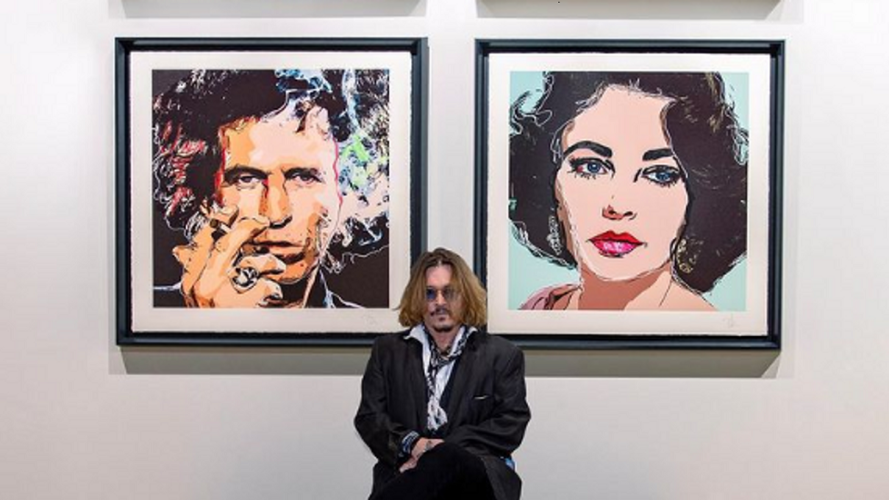 Johnny Depp/Instagram/Castle Fine Art