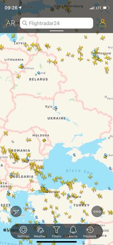 — скриншот с Flightradar