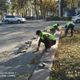 Фото с личной страницы Гули Алмамбетовой. В Бишкеке сотрудники МП "Тазалык" восстанавливают разбитую брусчатку