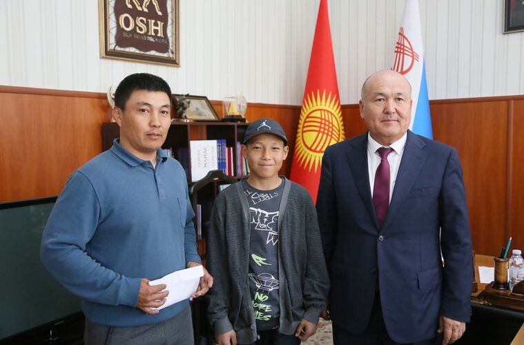 пресс-службы мэрии Оша