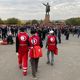 Фото Красного Полумесяца. Волонтеры дежурят в местах скопления людей по всей стране