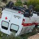 Фото 24-kg.com. Перевернутая машина скорой помощи