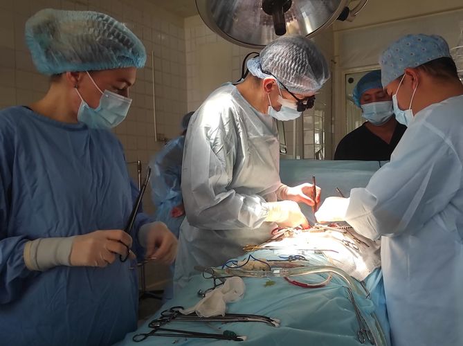 Научно-исследовательского института хирургии сердца и трансплантации органов.