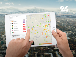 Загрязнение воздуха в&nbsp;Бишкеке на&nbsp;24&nbsp;ноября. Что показывают датчики 