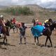 Фото Юрия Кузьминых. Участники скачек на Иссык-Куле